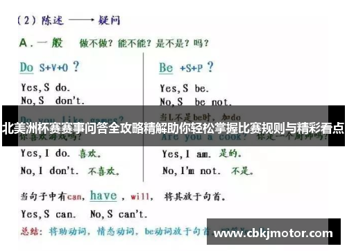 北美洲杯赛赛事问答全攻略精解助你轻松掌握比赛规则与精彩看点 北美洲杯赛赛事问答全攻略精解助你轻松掌握比赛规则与精彩看点