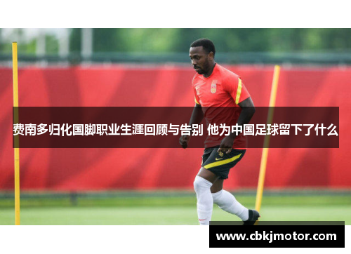 费南多归化国脚职业生涯回顾与告别 他为中国足球留下了什么 费南多归化国脚职业生涯回顾与告别 他为中国足球留下了什么